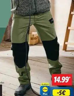 Lidl Parkside Herren Arbeitsbundhose Angebot