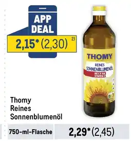 METRO Thomy Reines Sonnenblumenöl Angebot