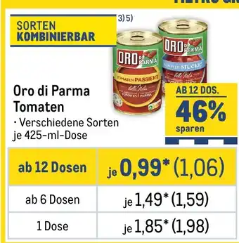 METRO Oro di Parma Tomaten Angebot