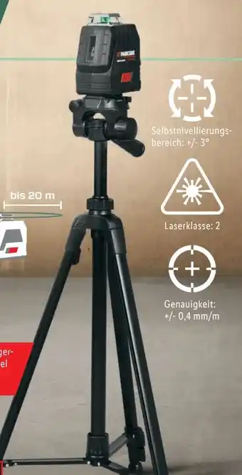 Lidl Parkside Performance Akku-Kreuzlinienlaser 360 Grad PKLLP B3 Angebot