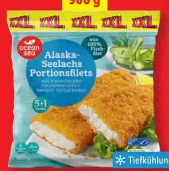 Lidl Ocean Sea Alaska-Seelachs Portionsfilets XXL Angebot