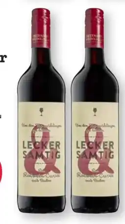 Scheck-in-Center Ortenauer Weinkeller Lecker Samtig Cuvée Angebot