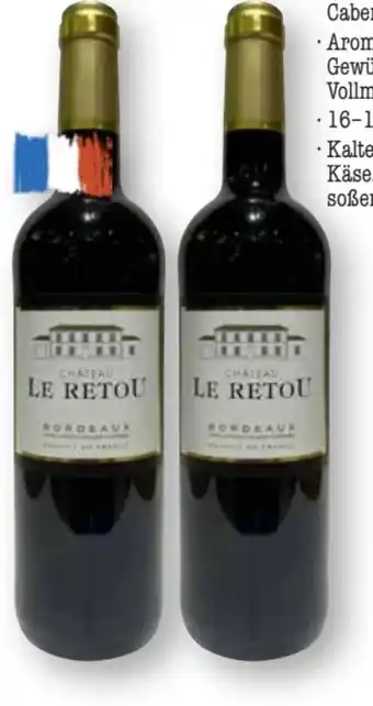 Scheck-in-Center Chateau Le Retou Bordeaux Angebot