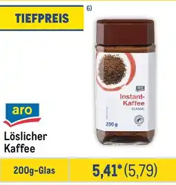 METRO aro Löslicher Kaffee Angebot