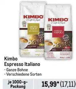 METRO Kimbo Espresso Italiano Angebot