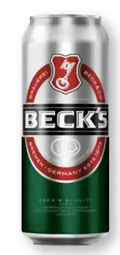 Scheck-in-Center Beck's Pilsener Angebot