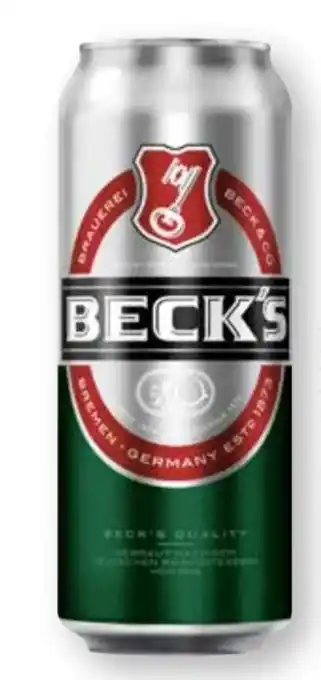 Scheck-in-Center Beck's Pilsener Angebot