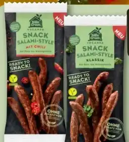 REWE Center Billie Green Veganer Snack Salami-Style Angebot