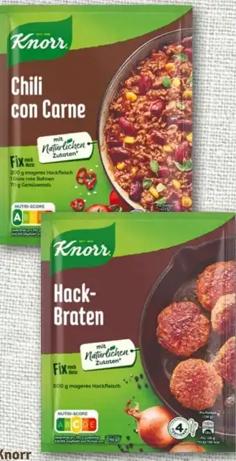 nahkauf Knorr Fix Chili Con Carne Angebot