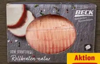 REWE Center Beck Spanferkel-Rollbraten Angebot