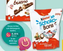 REWE Center Ferrero Kinder Schoko-Bons Angebot