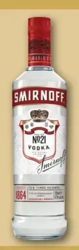 REWE Center Smirnoff Premium Vodka Red Label Angebot