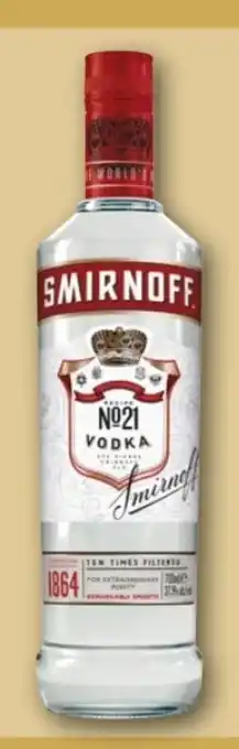 REWE Center Smirnoff Premium Vodka Red Label Angebot