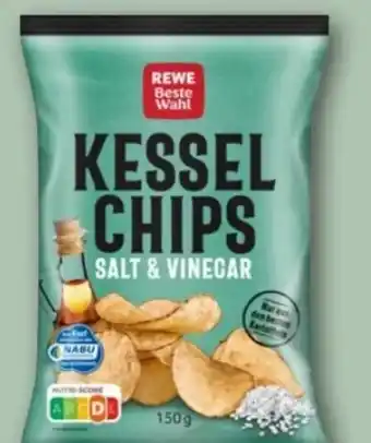 REWE Center Rewe Beste Wahl Kesselchips Salt & Vinegar Angebot