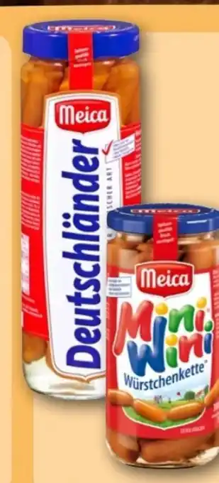 REWE Center Meica Deutschländer Würstchen Angebot