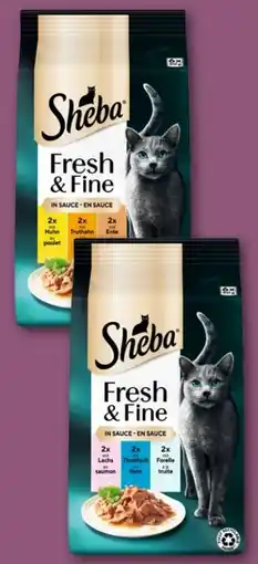 REWE Center Sheba Katzennahrung Fresh & Fine Angebot