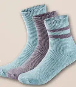 REWE Center Vivess Damen Chenille Kuschelsocken 3 Paar Angebot