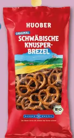 REWE Huober Brezel Original Schwäbische Bio Knusper-Brezel Angebot