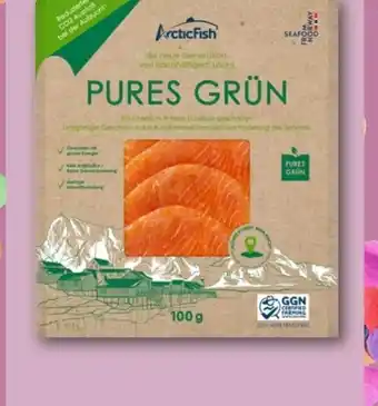 REWE Arctic Fish Pures Grün Räucherlachs Angebot