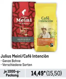 METRO Julius Meinl/Café Intención Angebot