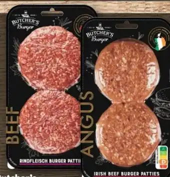 REWE Butcher’s Burger Angus Irish Beef Patties Angebot