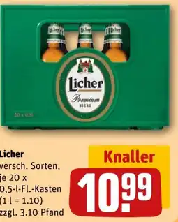 REWE Licher Premium Bier Angebot