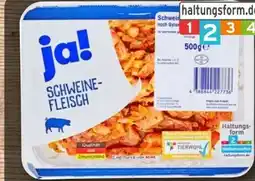 REWE ja! Schweine-Geschnetzeltes Angebot