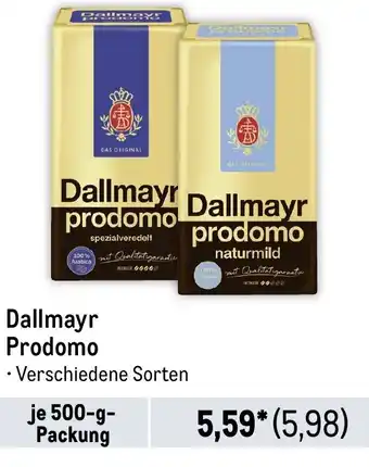 METRO Dallmayr Prodomo Angebot