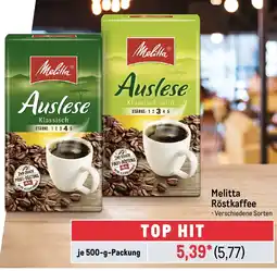 METRO Melitta Röstkaffee Angebot