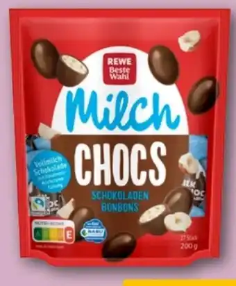 REWE Rewe Beste Wahl Milch Chocs Angebot