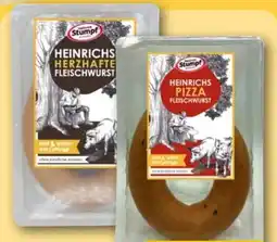 REWE Heinrich Stumpf Metzgerei Heinrichs Herzhafte Fleischwurst Angebot