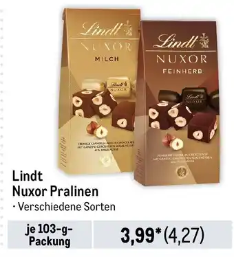 METRO Lindt Nuxor Pralinen Angebot