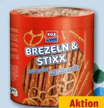 REWE XOX Snack Brezeln & Stixx Angebot