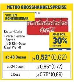 METRO Coca-Cola Angebot