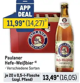 METRO Paulaner Hefe-Weißbier Angebot