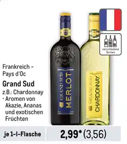 METRO Grand Sud Z.B.: Chardonnay Angebot