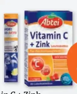 tegut Omega Pharma Abtei Vitamin C + Zink Angebot