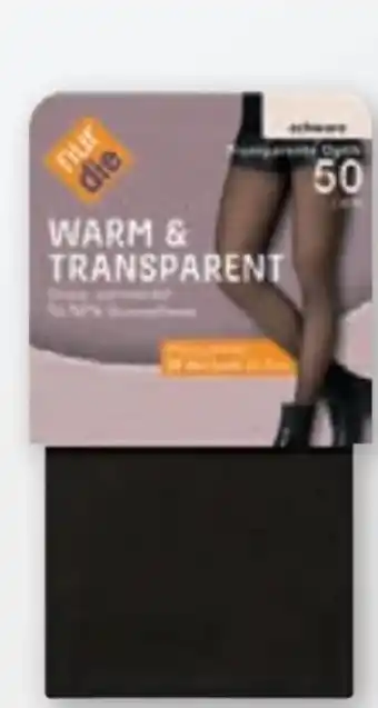 tegut nur die Damen Strumpfhose Warm & Transparent Angebot