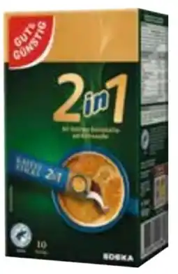 Edeka Gut & Günstig Kaffeesticks 2in1 Angebot