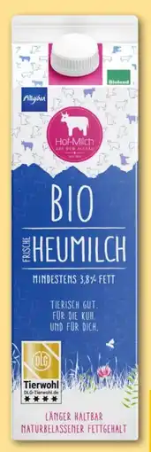 REWE Center Hof-Milch Allgäuer Bio Heumilch Angebot