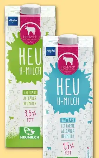 REWE Center Hof-Milch Allgäuer Haltbare Heumilch Angebot