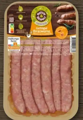 REWE Center Nature & Respect Geflügel-Bratwurst Angebot