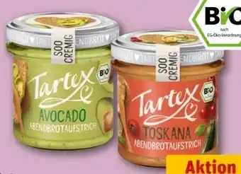 REWE Center Tartex Bio-Abendbrotaufstrich Avocado Angebot