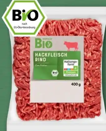 REWE Center Einfach Bio Rinder-Hackfleisch Angebot