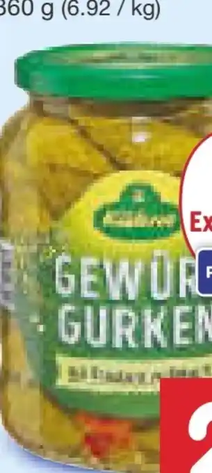 Netto Marken-Discount Kühne Gewürzgurken Angebot