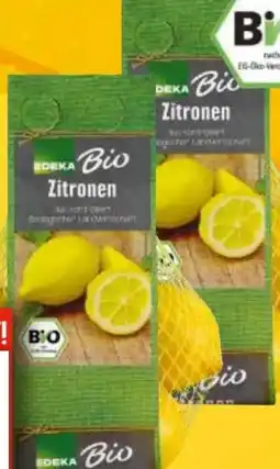 EDEKA Bandelt Edeka Bio Zitronen Angebot