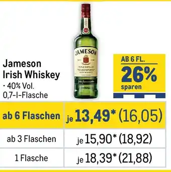 METRO Jameson Irish Whiskey Angebot