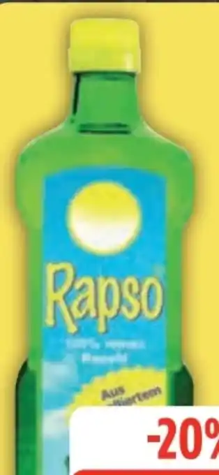 Edeka Rapso 100% Reines Rapsöl Angebot