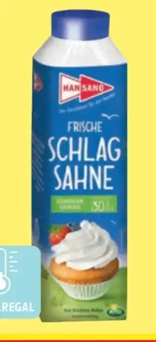 Edeka Hansano Schlagsahne Angebot