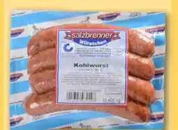 REWE Center Salzbrenner Kohlwurst Angebot